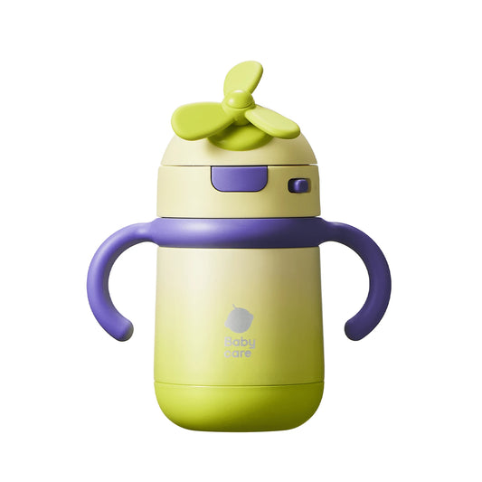 WIND ELF Insulated Drinking Bottle with Straw Lid 300ml