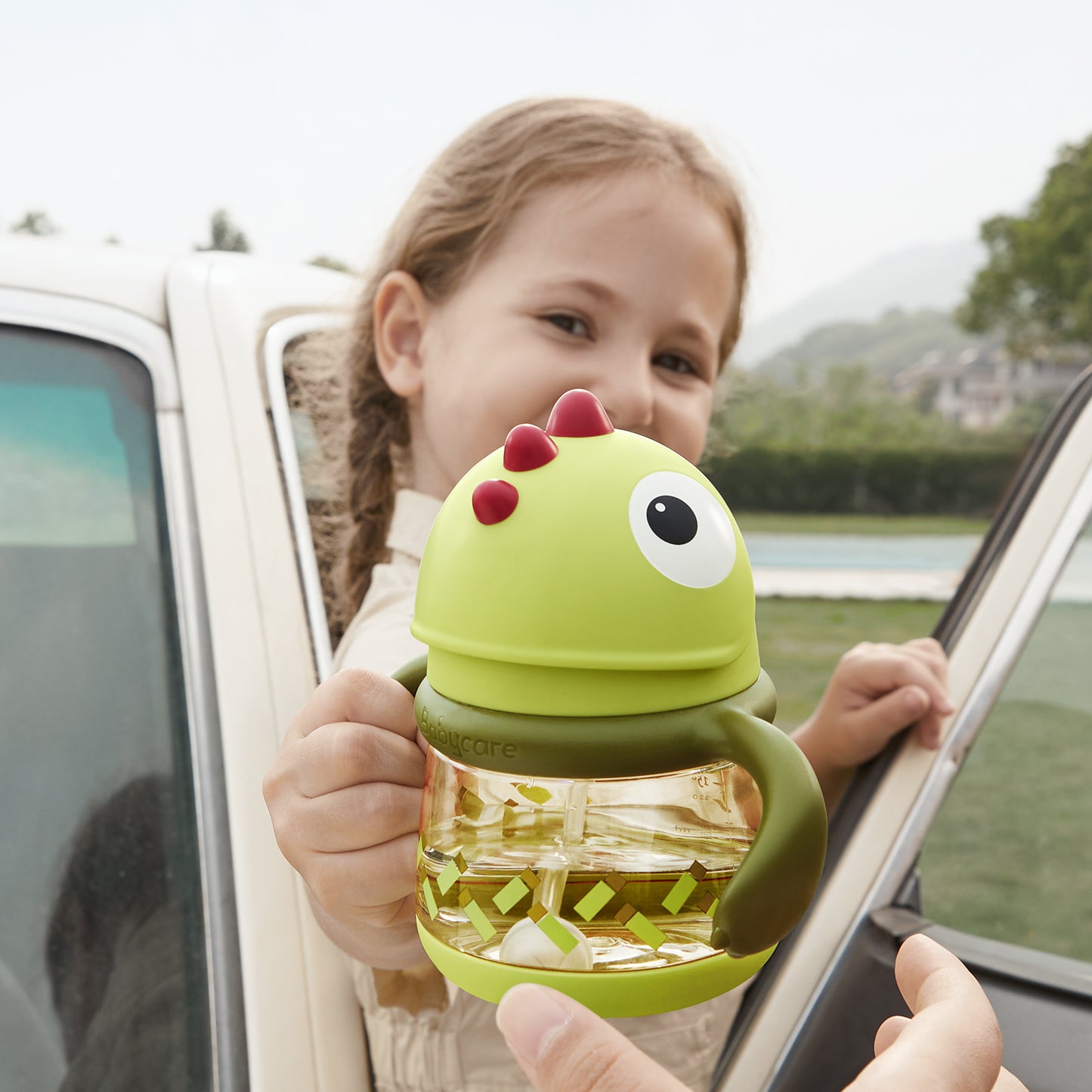 T-REX TOBY Weighted Straw Sippy Cup
