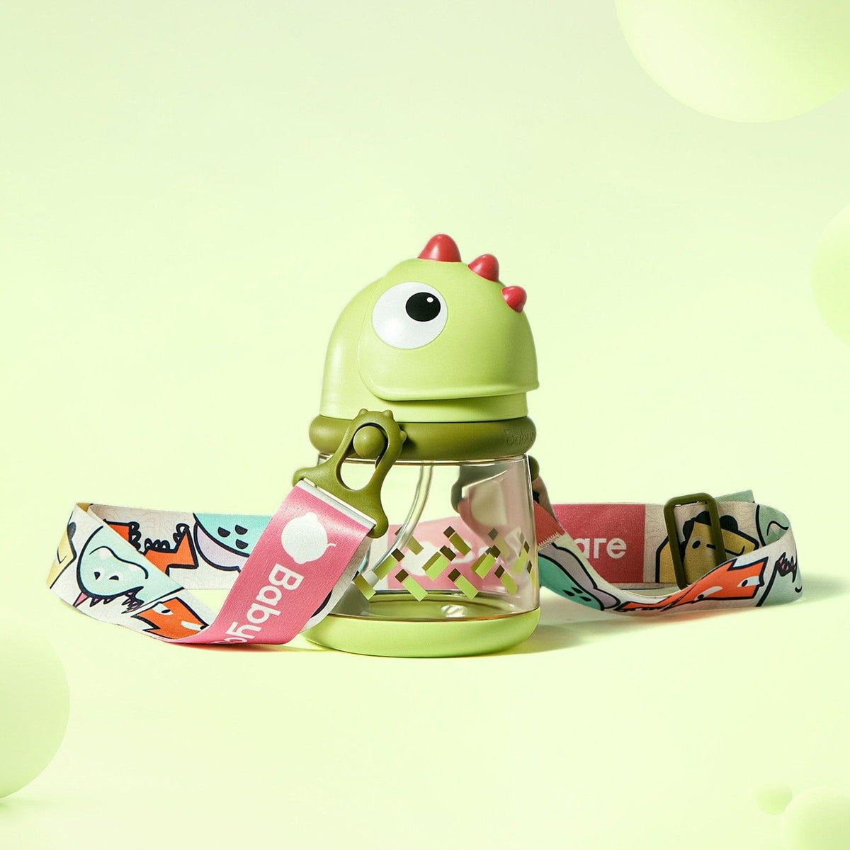 T-REX TOBY Weighted Straw Sippy Cup