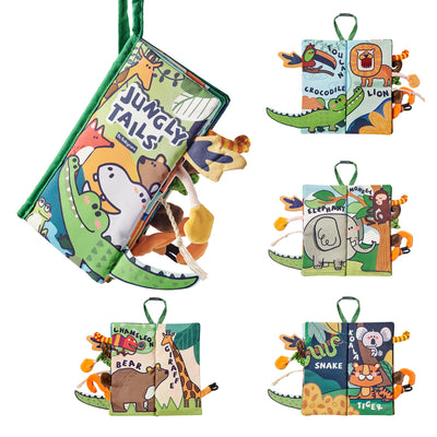 Bc Babycare Animal Tails Cloth Books