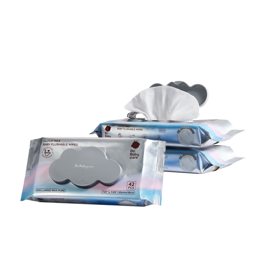 Cloud Max Baby Flushable Wipes