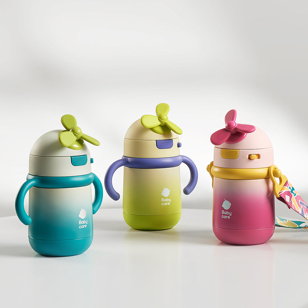 WIND ELF Insulated Drinking Bottle with Straw Lid 300ml