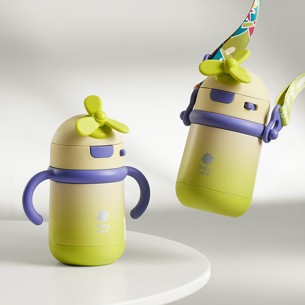 WIND ELF Insulated Drinking Bottle with Straw Lid 300ml