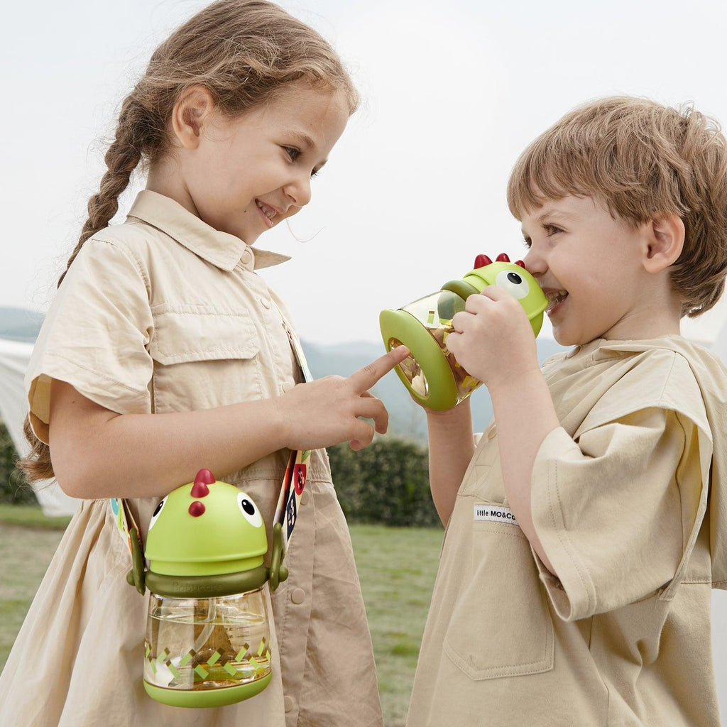 T-REX TOBY Weighted Straw Sippy Cup
