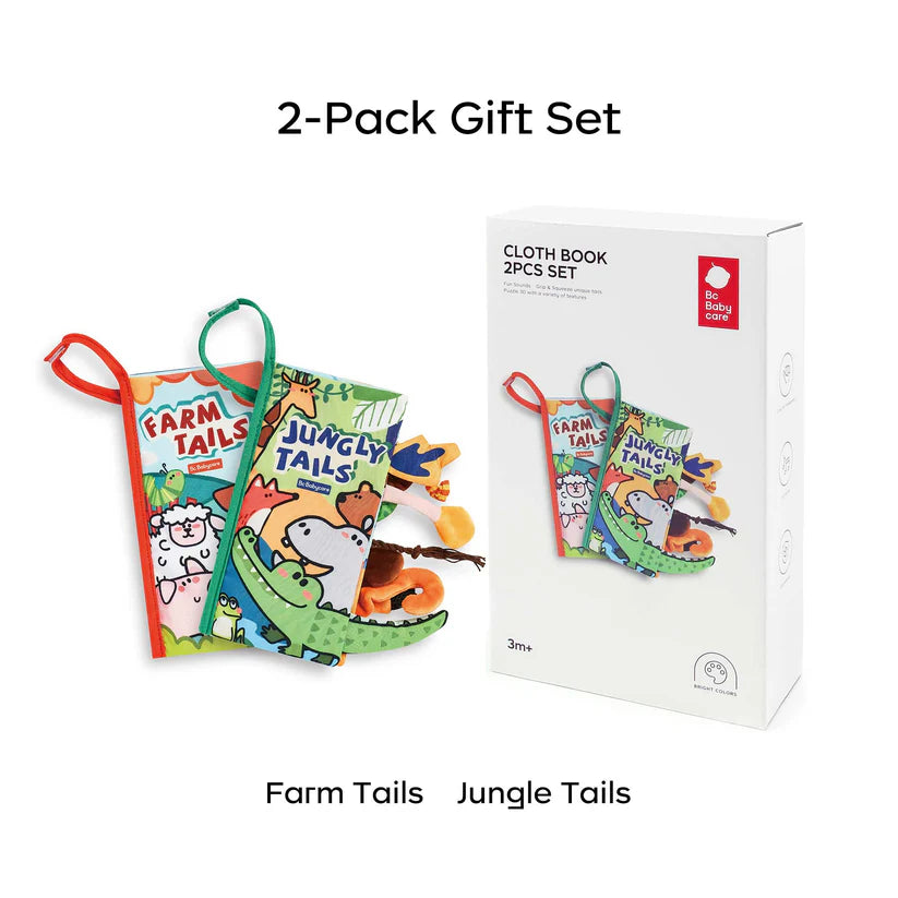 Bc Babycare Animal Tails Cloth Books