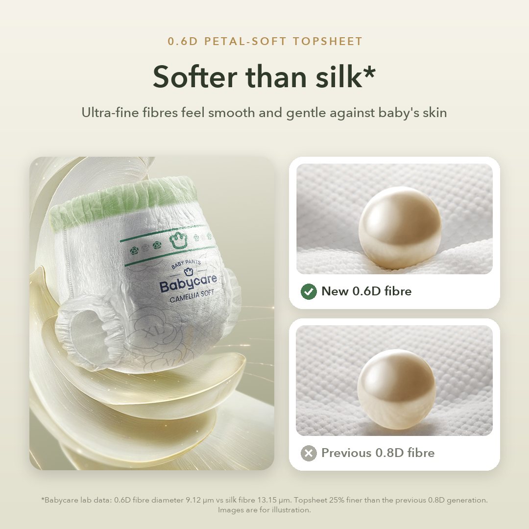 0.6D petal-soft topsheet