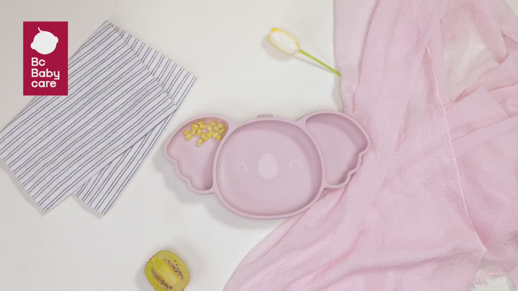 Bc Babycare Koala Silicone Divided Plate Set