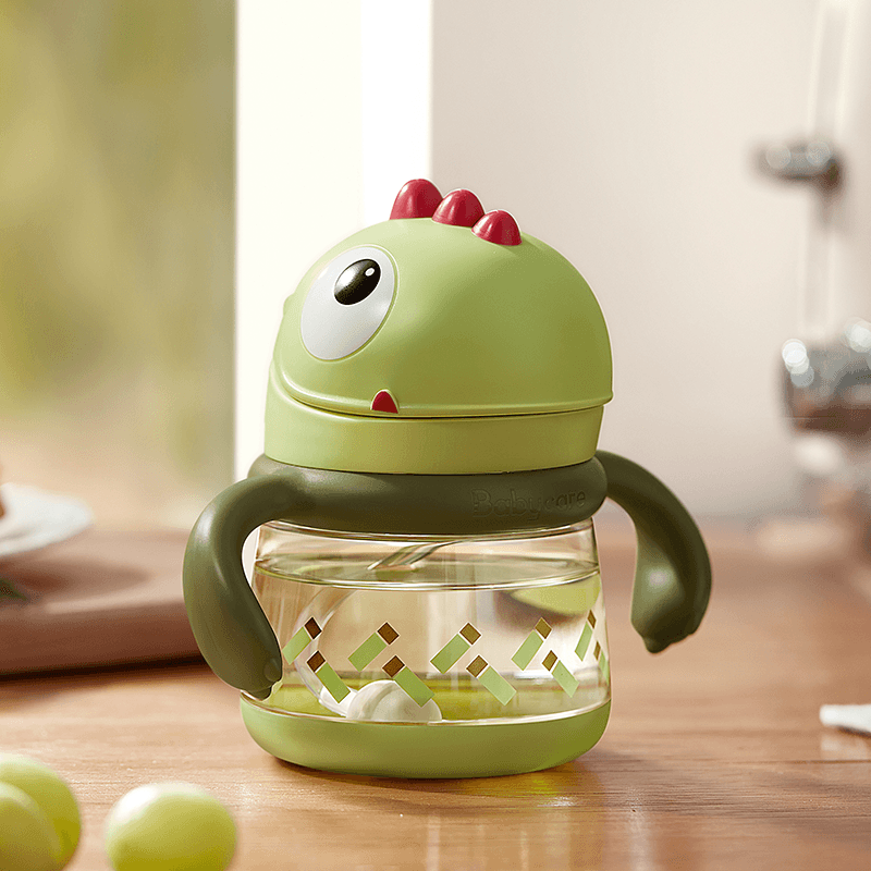 T-REX TOBY Weighted Straw Sippy Cup